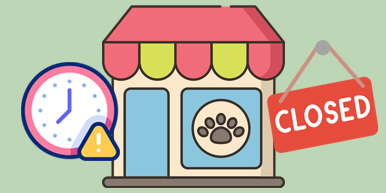 pet business hours holidays non-working days and scheduling software for pet hotels groomers dog daycares veterinary clinics and pet care businesses