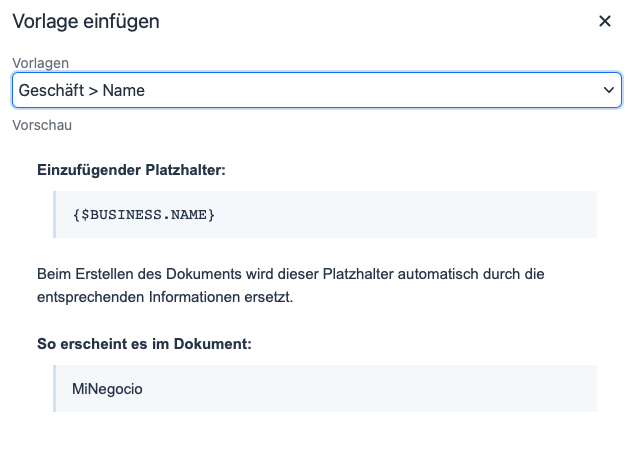 Vertragsvorlagen für Haustiere mit automatisch eingefügten Geschäftsdaten