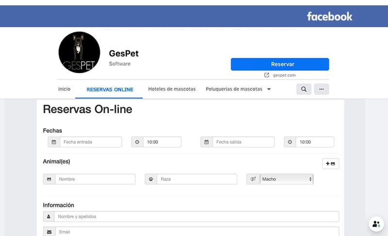 reservas online gratis para negocios de mascotas y citas online para animales en software para mascotas