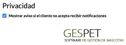 software de recordatorios automáticos para clientes de negocios de mascotas - configuracion recordatorios automativos privacidad rgpd