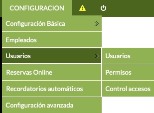 usuarios, empleados y permisos en software para negocios de mascotas