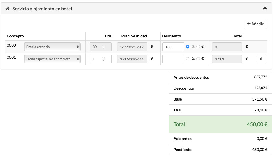 planing hotel de animales