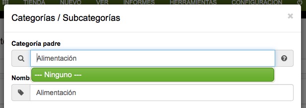 ordenar productos por categorías en tienda de mascotas