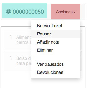 ordenar productos por categorías en tienda de mascotas