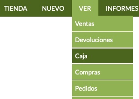caja, arqueo y cierre diario en TPV para tienda de mascotas
