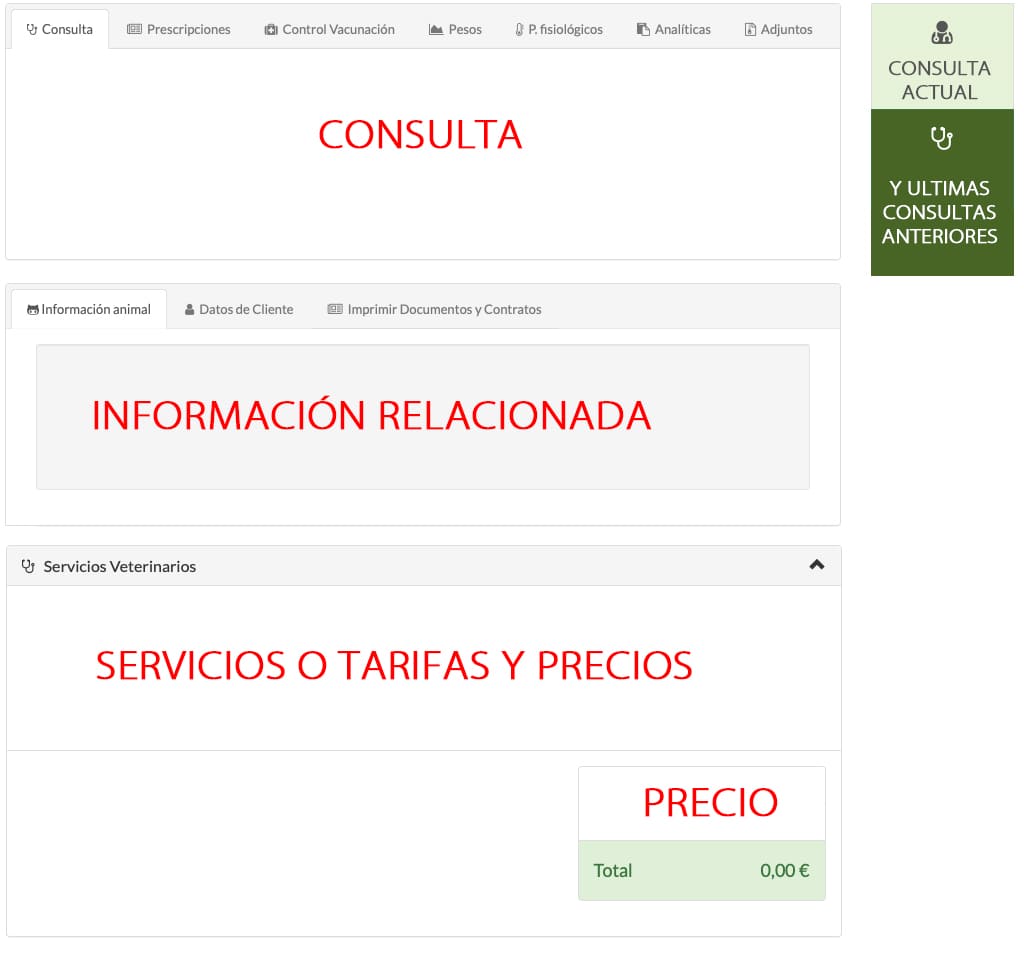 consulta veterinaria, historia clínica y seguimiento de pacientes