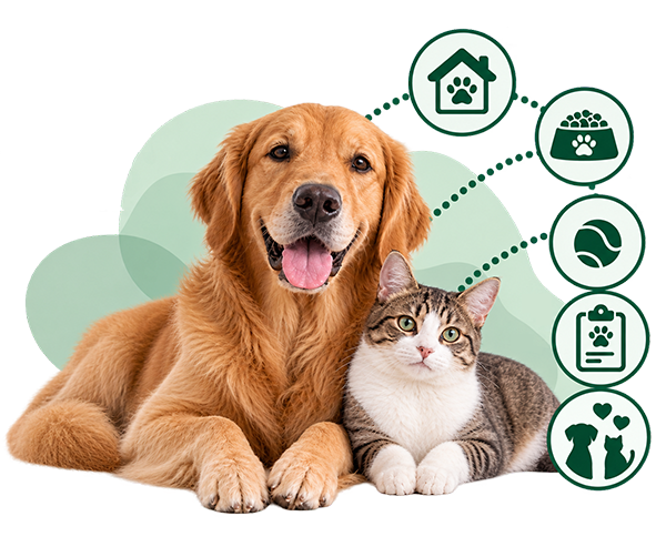 Pet management software with detailed pet profiles, service history and essential pet information