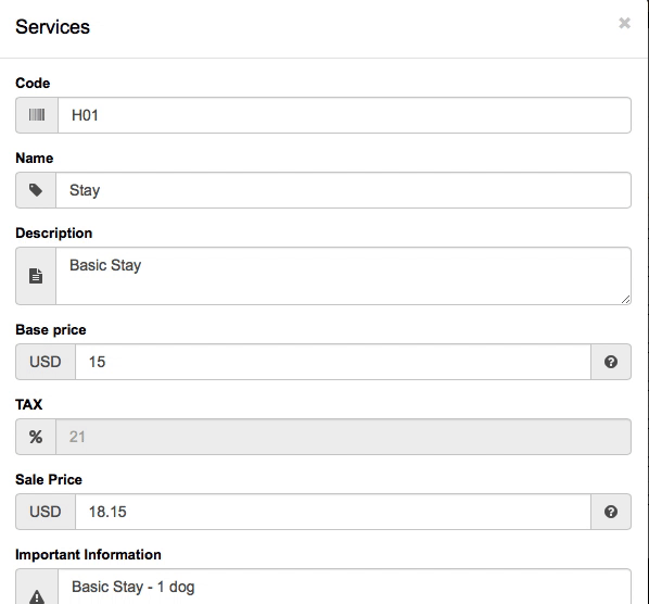 program training configure rates