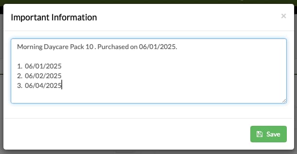 Pet nursery offers - How to configure offers using the pet software screenshot for dog daycare and pet daycare software