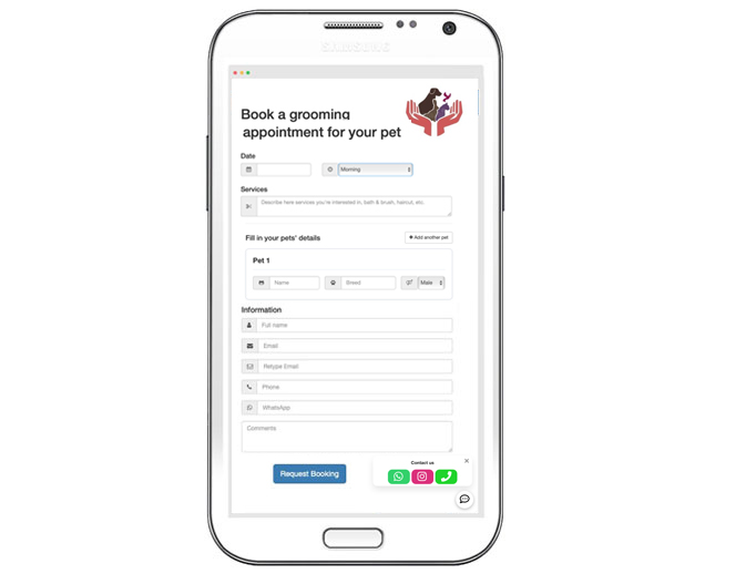 online booking for pets