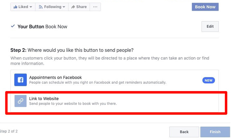 reservas online para cães no Facebook