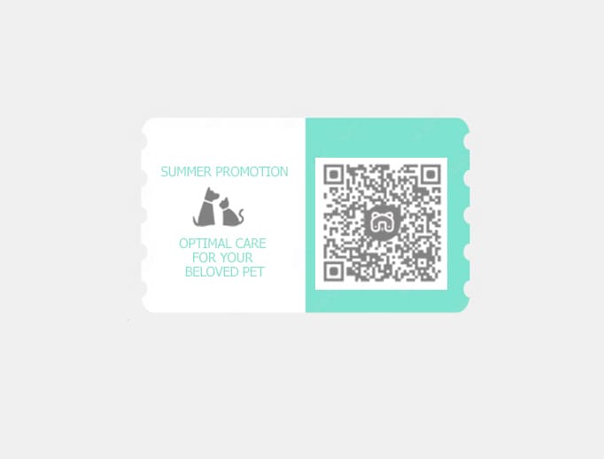 online booking QR code coupon