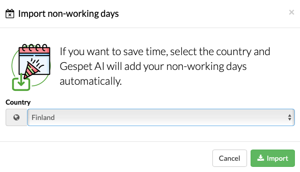 configure pet appointment and booking availability with automatically imported public holidays
