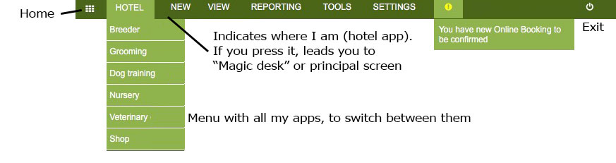 The most complete Animal Inn software screenshot for pet hotel and dog boarding software