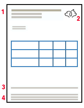 company details and invoice data settings in pet business software