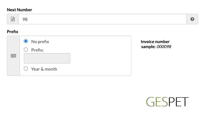 invoice numbering and billing series for pet business software, dog services and cat services
