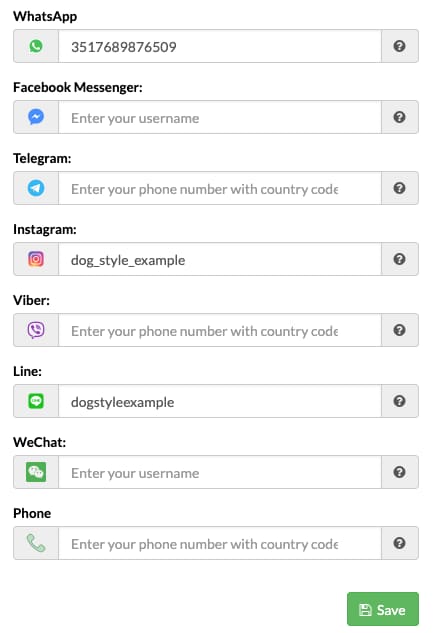 pet program whatsapp