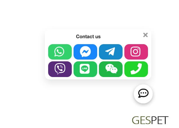 website contact button