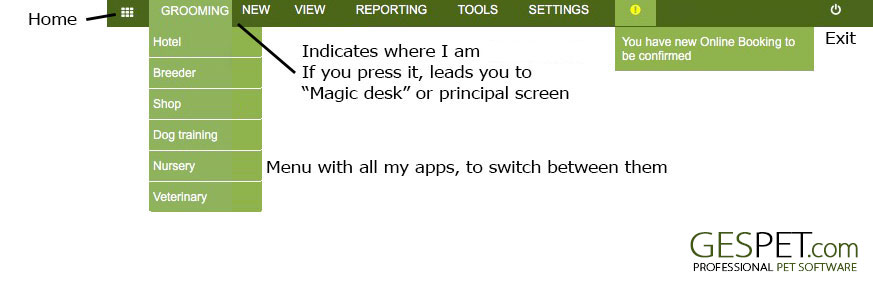 The most complete grooming software screenshot for pet grooming and dog grooming salon software