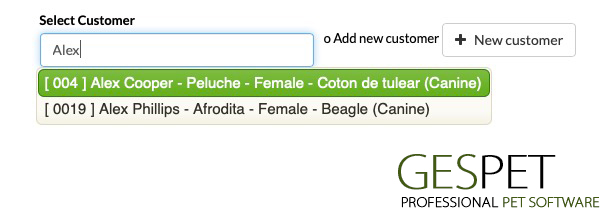 software para busca de animais e donos