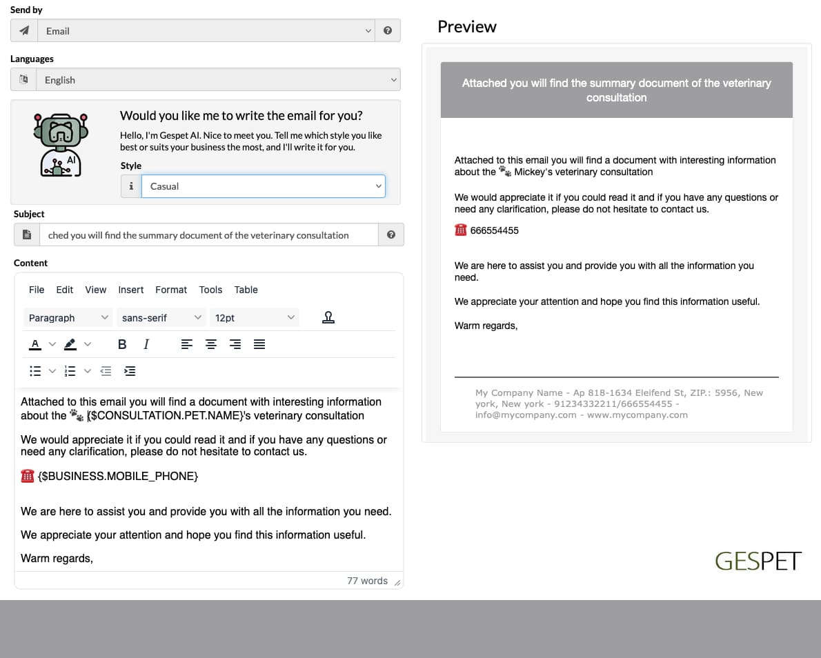 pet business marketing software with WhatsApp, email and customer communication tools - marketing software erinnerungen tierbetriebe marketing konfiguration avanzada banner 3