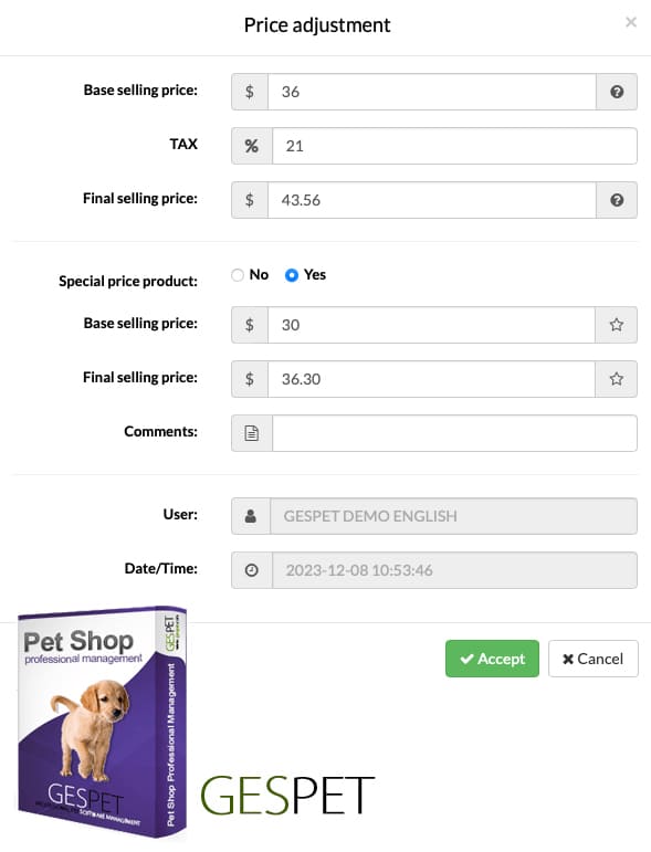 pet products expiration date notification