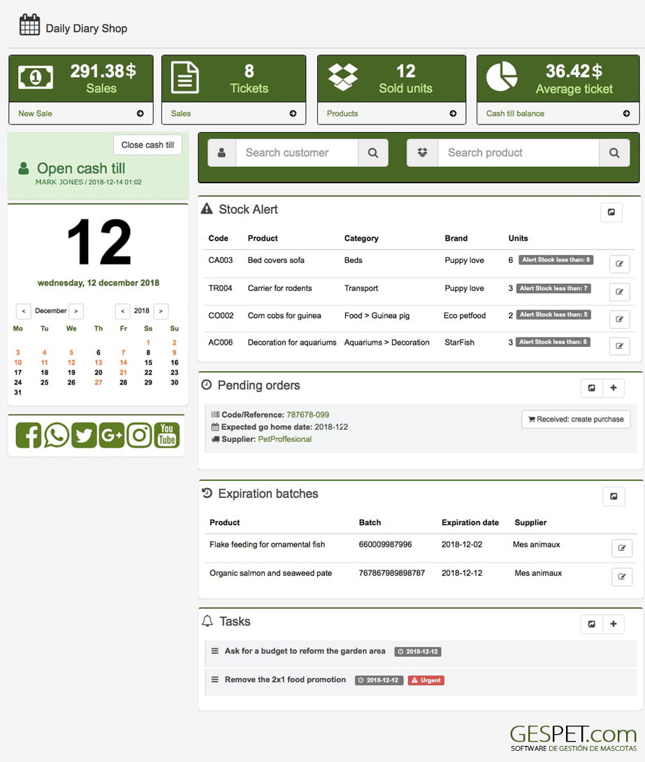 módulo de reservas e pagamentos online para guarderia de pets