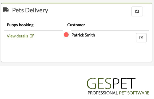 Gespet: training and help screenshot for pet transport and pet taxi software
