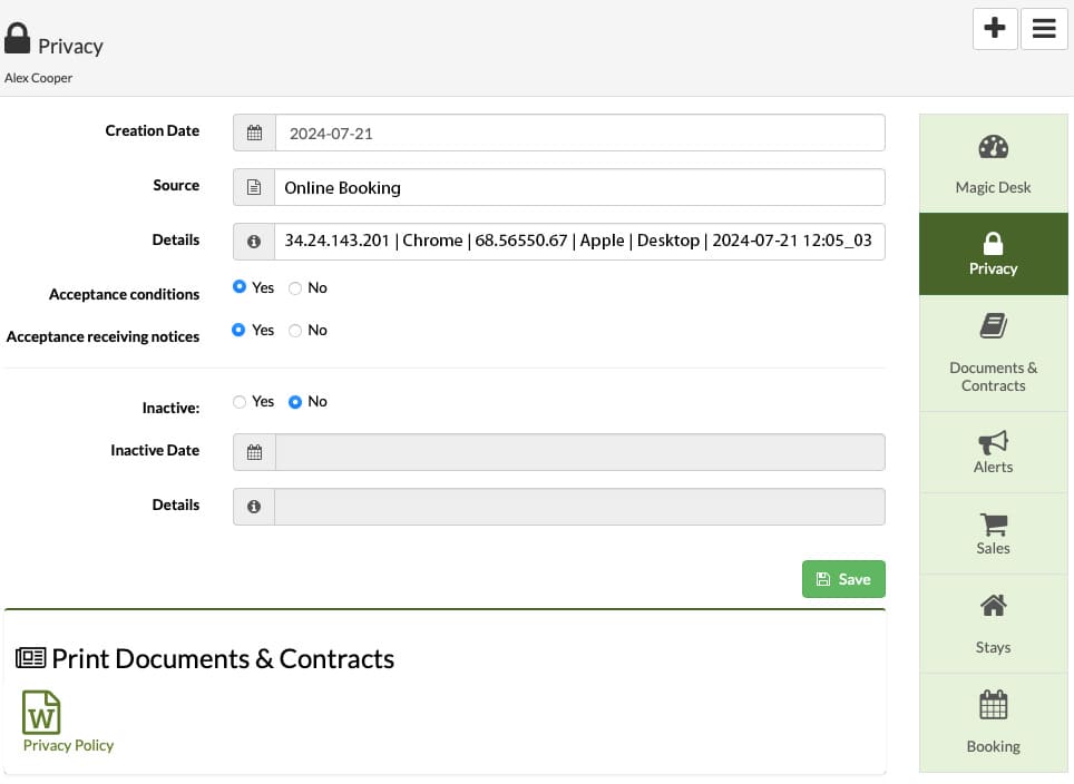 Gespet: training and help screenshot for pet business management software