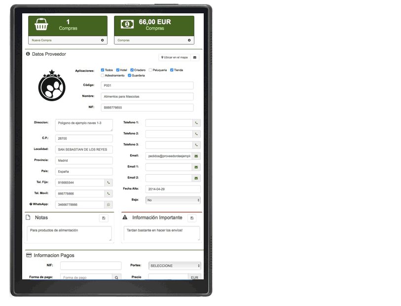 pet shop customer profile and contact management software for pet stores
