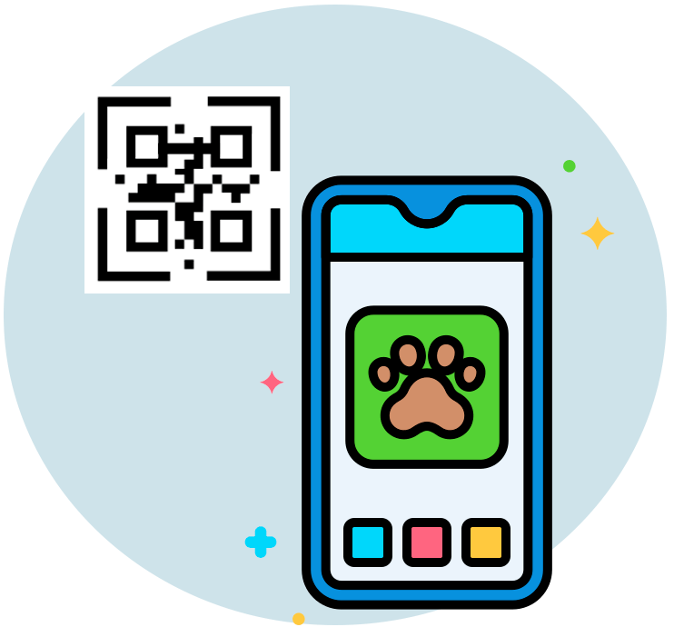code QR de réservation en ligne pour entreprise animalière
