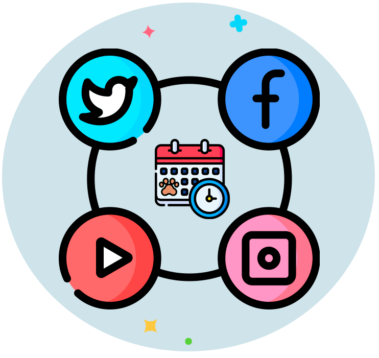réservations en ligne sur les réseaux sociaux pour professionnels des animaux