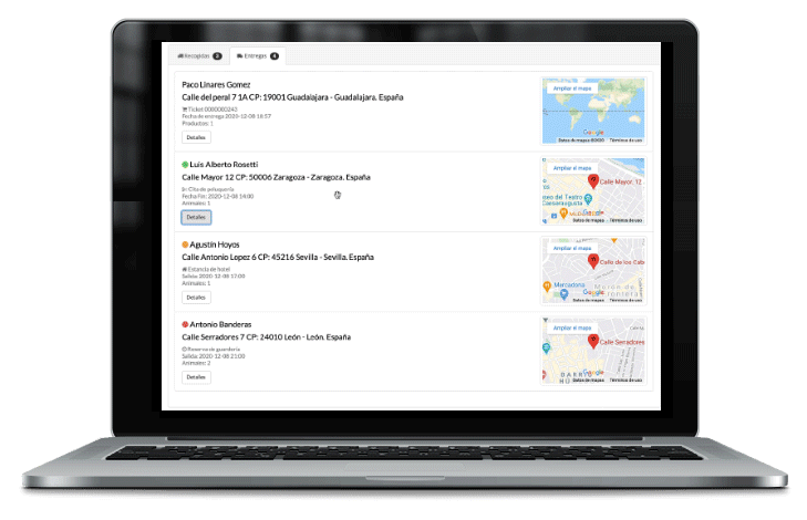 Maskoten garraiorako zerbitzu profesionala