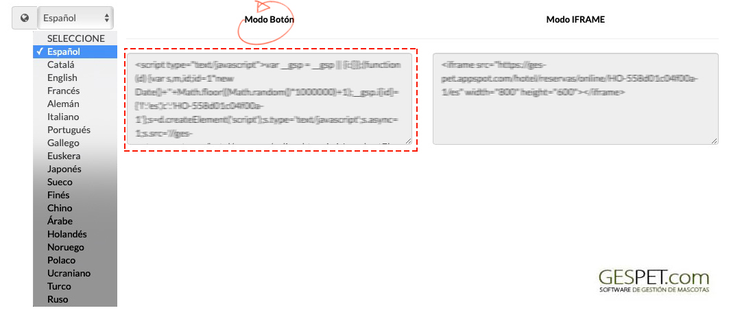 blogger-erako online erreserba botoia