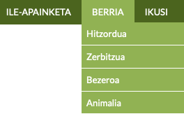 maskoten ile-apaindegiko softwarean hitzordu berria sortzeko menua