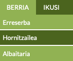 hornitzaile berria gehitzeko menua Gespeten