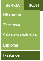 txakur-heziketako softwarean ikastaro berria sortzeko menua