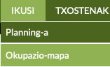 hotel eta guarderiako planning menuaren bistaratzea