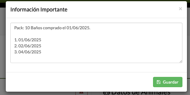 agenda y planning residencia de perros