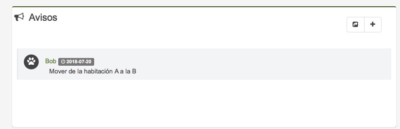 maskoten hoteleko bezeroen abisu automatikoak eta jarraipena