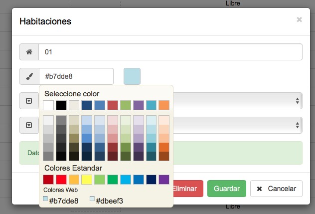 maskoten hotelerako txenil eta logelen konfigurazio adimenduna