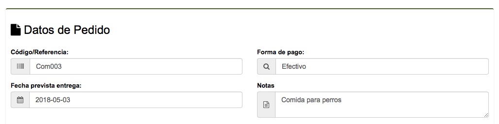 software tienda animales pedidos online