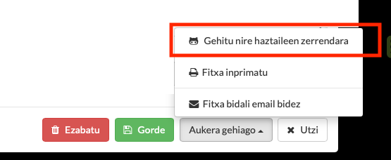 txakurkume bat txakur-haztegiko ugaltzaile bihurtzeko Gespet softwarea