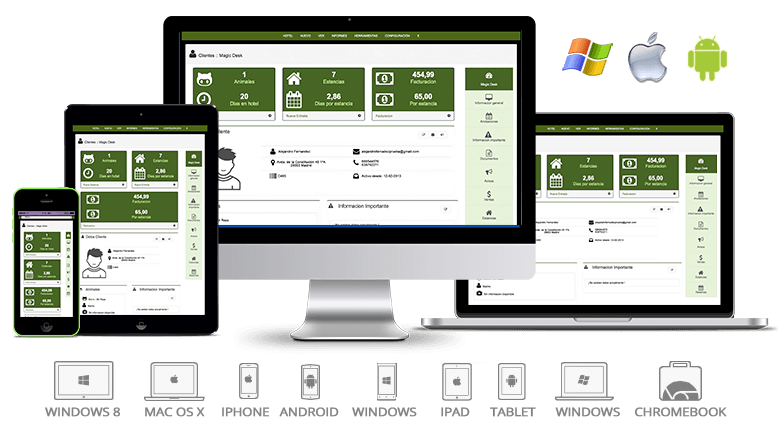 maskoten negoziorako software profesionala