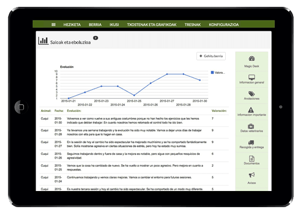 programa adiestrador