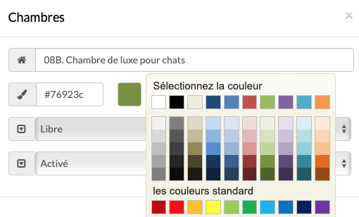Planification de la garderie pour chiens