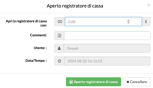 software negozio di animali iphone registratore di cassa
