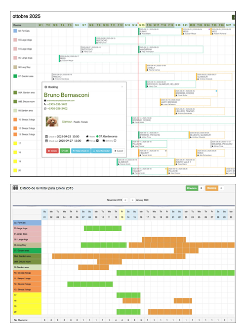 residencia canina agenda