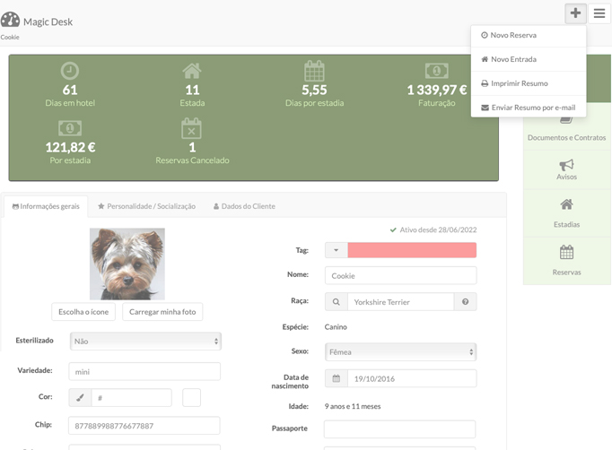  agenda hotel perros