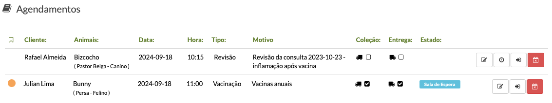 programa de transporte de animais com coleta e entrega